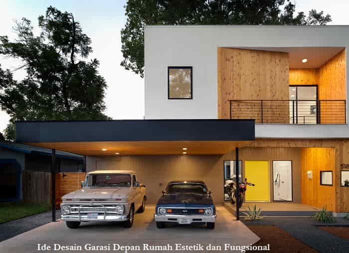 desain garasi depan rumah