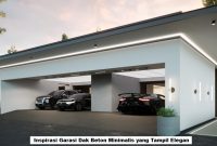 Garasi Dak Beton Minimalis