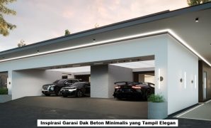 Garasi Dak Beton Minimalis